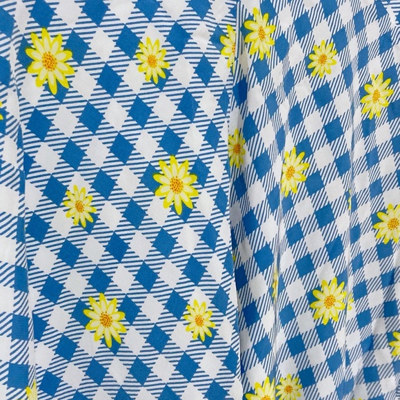 Staud Milla Gingham Daisy Mini Dress Size 16 NWT - Picture 9 of 15